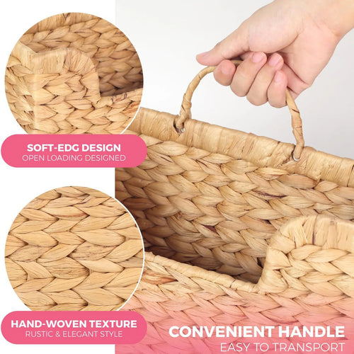 Rattan Woven Wall Magazine Basket